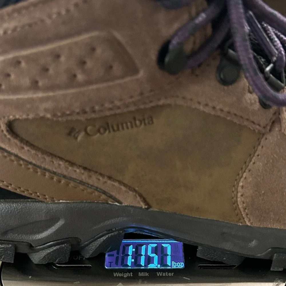 Columbia Newton Ridge Plus II Waterproof Hiking Boots Mens 8 Brown BM2812-202